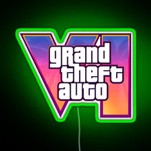 Charger l'image dans la galerie, GTA 6 VI  neon sign