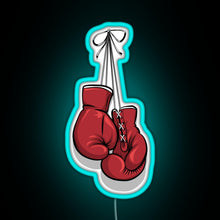 Charger l'image dans la galerie, Hanging gloves RGB neon sign lightblue
