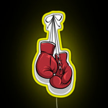 Charger l'image dans la galerie, Hanging gloves RGB neon sign yellow