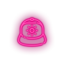 Charger l'image dans la galerie, pink hat led beach cap fashion hat holiday summer vacation neon factory