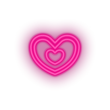 Charger l'image dans la galerie, pink heart led heart like love relationship romance shape valentine day neon factory