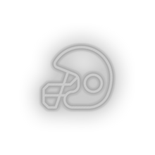 Charger l'image dans la galerie, white helmet led american football football club helmet safety soccer sport neon factory