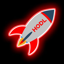 Charger l'image dans la galerie, Hold Crypto Rocket Neon Sign