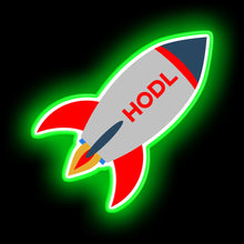 Charger l'image dans la galerie, Hold Crypto Rocket Neon Sign