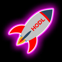 Charger l'image dans la galerie, Hold Crypto Rocket Neon Sign