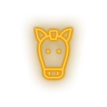 Charger l'image dans la galerie, warm_white horse led animal cartoon farm fauna herbivore horse zoo neon factory