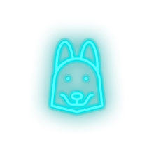 Charger l'image dans la galerie, husky dog Animal carnivore cartoon fauna husky dog pet zoo Neon led factory