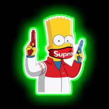 Charger l'image dans la galerie, Bart simpson neon light