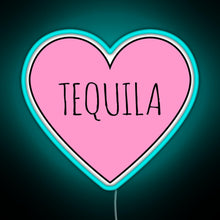 Charger l'image dans la galerie, I Love Tequila RGB neon sign lightblue