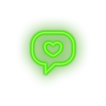 Charger l'image dans la galerie, green i_love_you led bubble heart I love you love relationship romance valentine day neon factory