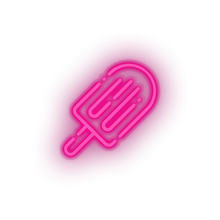 Charger l'image dans la galerie, pink ice_cream led beach cold holiday ice cream popsicle summer vacation neon factory