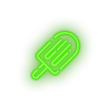 Charger l'image dans la galerie, green ice_cream led beach cold holiday ice cream popsicle summer vacation neon factory