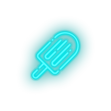 Charger l'image dans la galerie, ice_blue ice_cream led beach cold holiday ice cream popsicle summer vacation neon factory