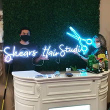Charger l'image dans la galerie, hair salon custom neon sign