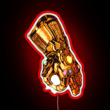 Charger l'image dans la galerie, Infinity Gauntlet Circle Game RGB neon sign red