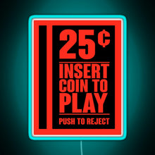 Charger l'image dans la galerie, Insert Coin RGB neon sign lightblue