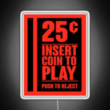 Charger l'image dans la galerie, Insert Coin RGB neon sign white
