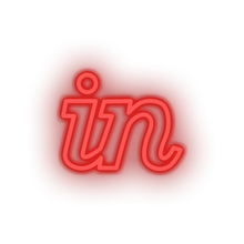 Charger l'image dans la galerie, invision social network brand logo Neon led factory