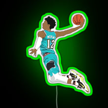 Charger l'image dans la galerie, Ja Morant Dunk RGB neon sign green