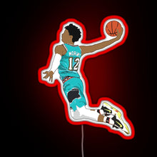 Charger l'image dans la galerie, Ja Morant Dunk RGB neon sign red