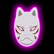 Charger l'image dans la galerie, Signe de néon de masque de renard japonais