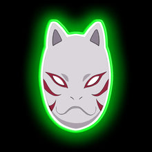 Charger l'image dans la galerie, Signe de néon de masque de renard japonais