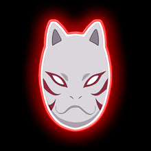 Charger l'image dans la galerie, Signe de néon de masque de renard japonais