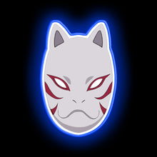 Charger l'image dans la galerie, Signe de néon de masque de renard japonais