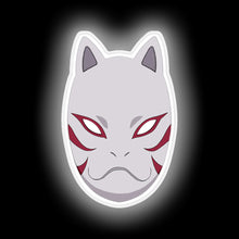 Charger l'image dans la galerie, Signe de néon de masque de renard japonais