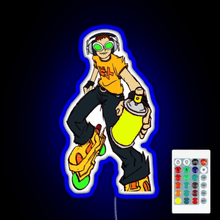 Charger l'image dans la galerie, Jet Set Radio Beat RGB neon sign remote