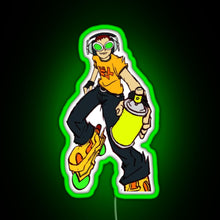 Charger l'image dans la galerie, Jet Set Radio Beat RGB neon sign green