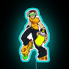 Charger l'image dans la galerie, Jet Set Radio Beat RGB neon sign lightblue