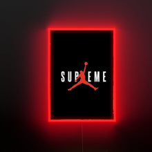 Charger l'image dans la galerie, Supreme jordan logo canvas led