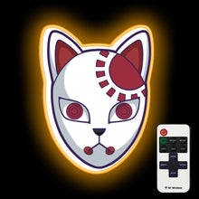 Charger l'image dans la galerie, Kamado Tanjirou Kitsune Mask Demon Slayer Kimetsu no Yaiba neon sign