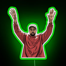 Charger l'image dans la galerie, Kanye West RGB neon sign green