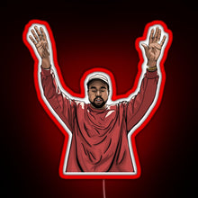 Charger l'image dans la galerie, Kanye West RGB neon sign red
