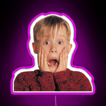 Charger l'image dans la galerie, Kevin Mccalister Home Alone Movie RGB neon sign  pink