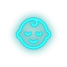 Charger l'image dans la galerie, ice_blue kid infant baby child children family led neon factory