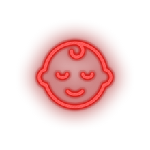 Charger l'image dans la galerie, red kid infant baby child children family led neon factory