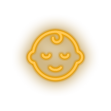 Charger l'image dans la galerie, warm_white kid infant baby child children family led neon factory