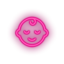 Charger l'image dans la galerie, pink kid infant baby child children family led neon factory