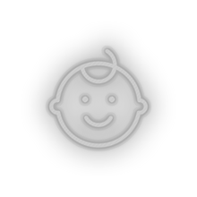 Charger l'image dans la galerie, white kid infant boy family child baby children led neon factory