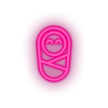 Charger l'image dans la galerie, pink kid infant newborn baby child children family led neon factory