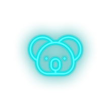Charger l'image dans la galerie, ice_blue koala led animal austalia cartoon fauna herbivore koala zoo neon factory