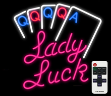 Charger l'image dans la galerie, Lady Luck neon sign