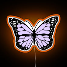 Charger l'image dans la galerie, lavender butterfly RGB neon sign orange