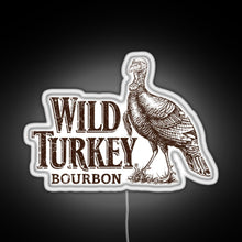 Charger l'image dans la galerie, Lawrenceburg Wild Turkey Bourbon RGB neon sign white