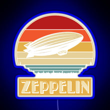 Charger l'image dans la galerie, Led Zepelin RGB neon sign blue