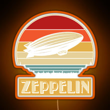 Charger l'image dans la galerie, Led Zepelin RGB neon sign orange
