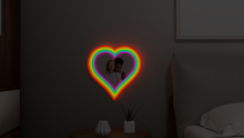 Charger l'image dans la galerie, photo frame lgbt neon lights